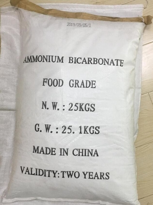 Ammonium Bicarbonate Chemical Food Ingredients CAS 144-55-8